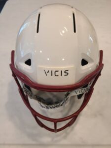 Vicis ZERO 1 Adult Football Helmet Size B - LG White, Cardinal Mask