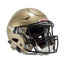 American football leather helmet