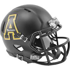 Appalachian State football player helmet