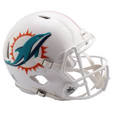 Miami Dolphins football helmet